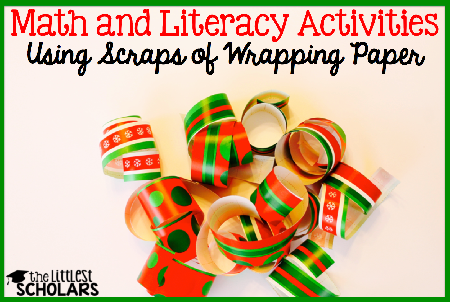 Fun literacy and math activities using scrap pieces of wrapping paper you have lying around. Easy and low-prep! Fun literacy and math activities using scrap pieces of wrapping paper you have lying around. Easy and low-prep!